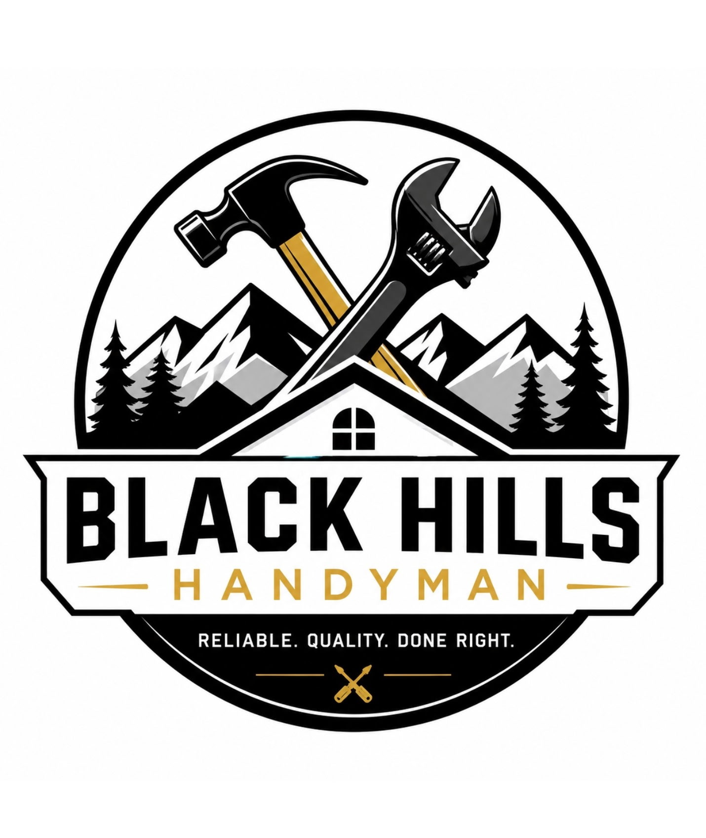 Black Hills Handyman logo